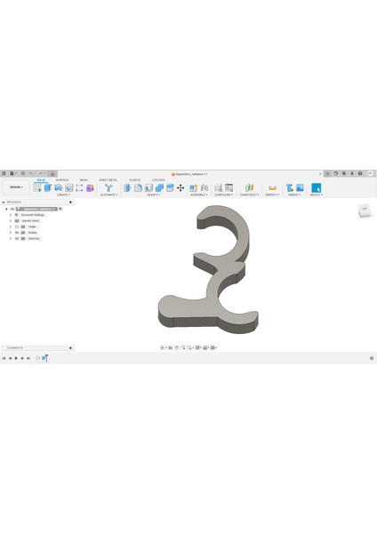 Radyatör Askısı / Radyatör Kancası (Sadece Plastik Aparattır!!!) 3D