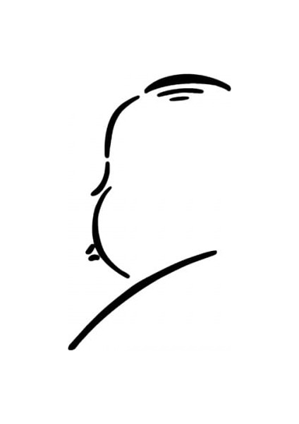 Alfred Hitchcock Silüeti (Plastik Aparattır!!!) 3D