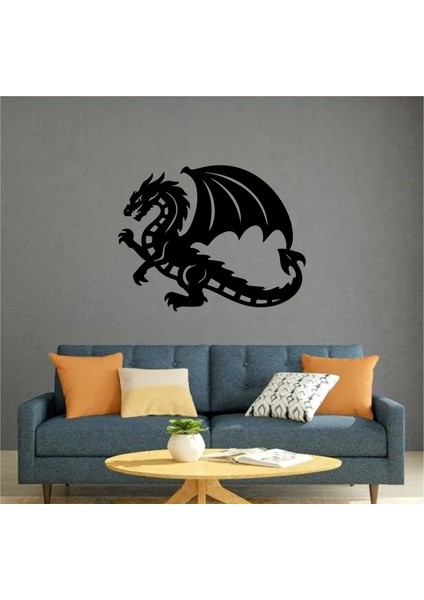 Ejderha Duvar Dekoru, Dragon Duvar Sanatı, Dövme Dükkanı Dekoru, Ortaçağ Fantezi Sanatı, Modern Ev Dekoru, Hediye, Ejderha, Duvar Işareti 3D fiyatları