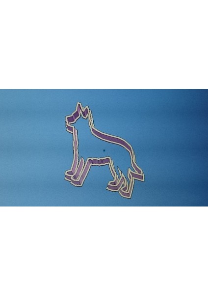 Köpek-Kurabiye Kesici (Sadece Plastik Aparattır!!!) 3D