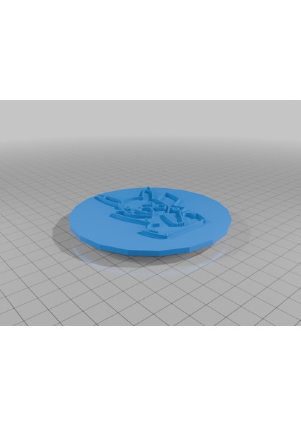 Pikachu Madeni Para (Plastik Aparattır!!!) 3D