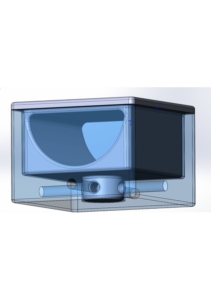 Gizli Bir Kilidi Olan Bir Tabut. 3D