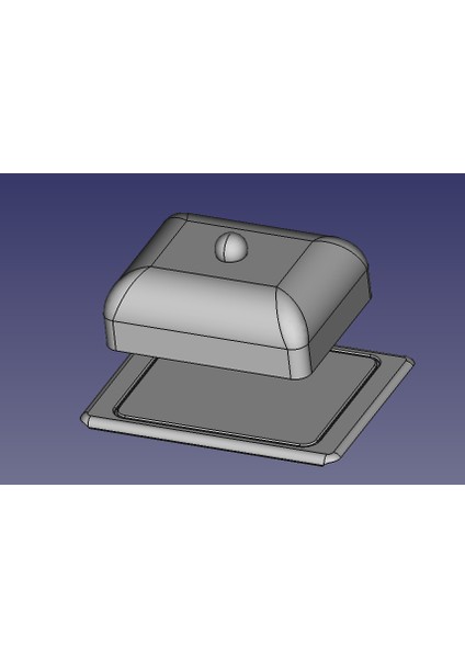 Tereyağı İçin Tereyağı Tabağı. 3D fiyatları