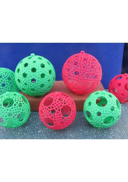 Dört Noel Süsleri 3D