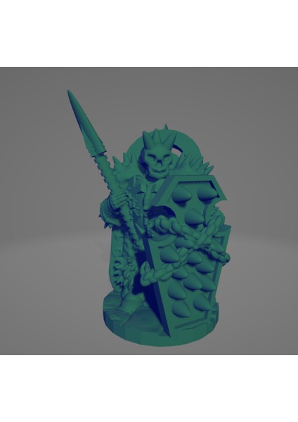 Mızraklı Ölümsüz Şövalye 3D