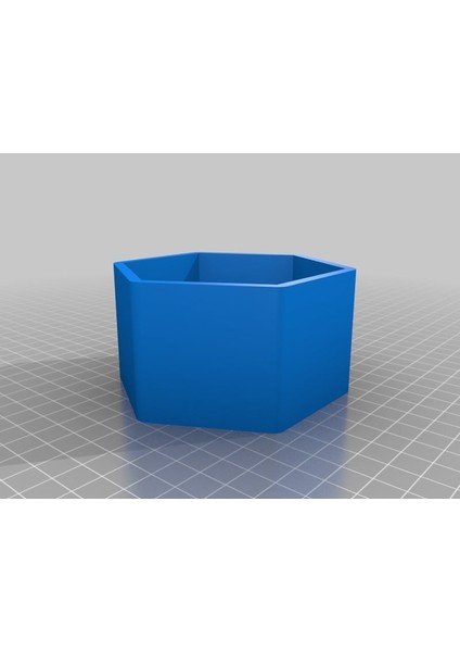 Altıgen Mikrofon Bayrağı, 50 mm Kare, 36 mm Delik 3D fiyatları