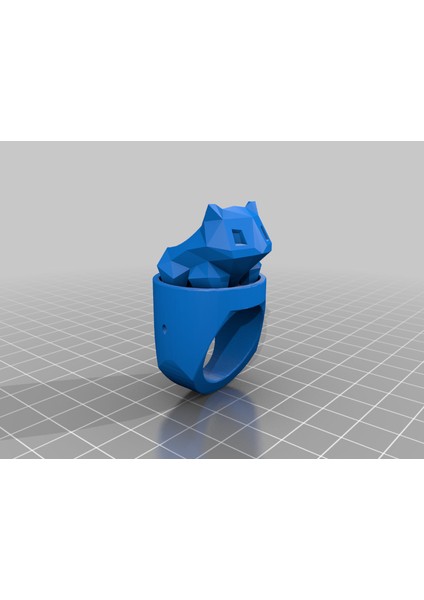 Bulbasaur Ekici Yüzüğü 3D