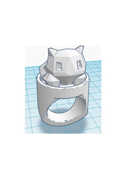 Bulbasaur Ekici Yüzüğü 3D fiyatları