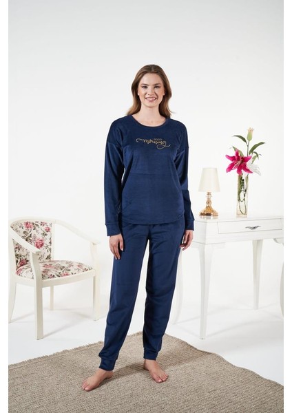 Kadın Kışlık Kadife Pijama Takımı fiyatları