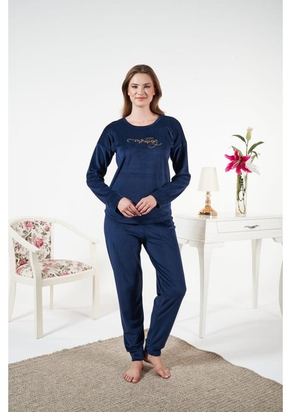 Kadın Kışlık Kadife Pijama Takımı fırsatları