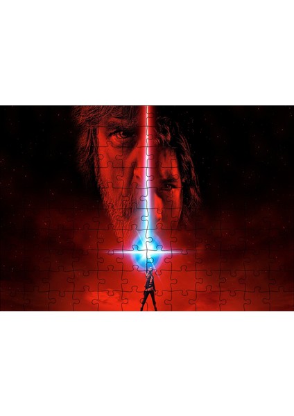 Star Wars The Last Jedi Yüzler ve Işınlar 120 Parça Puzzle Yapboz Mdf (Ahşap)