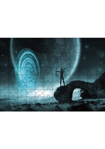 Evren Okçu Fantazi 120 Parça Puzzle Yapboz Mdf (Ahşap)