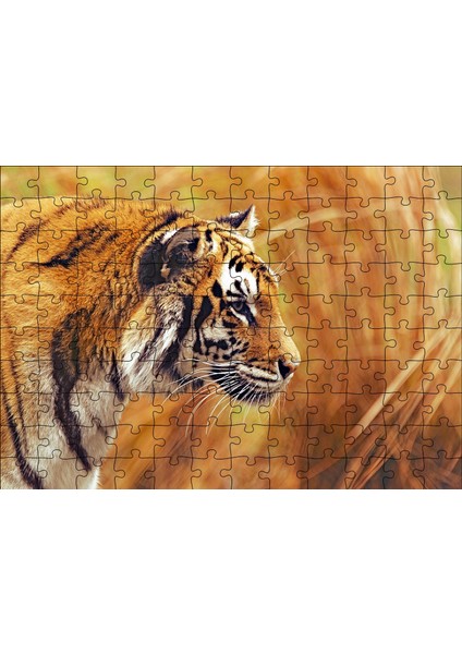 Cakapuzzle Bengal Kaplanı 120 Parça Puzzle Yapboz Mdf (Ahşap)