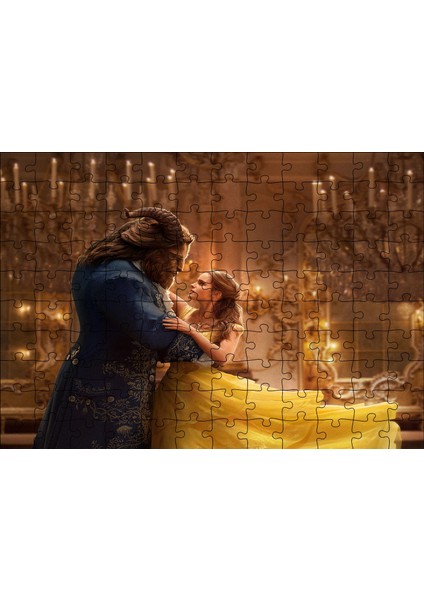 Cakapuzzle Emma Watson Beauty And The Beast 120 Parça Puzzle Yapboz Mdf (Ahşap)