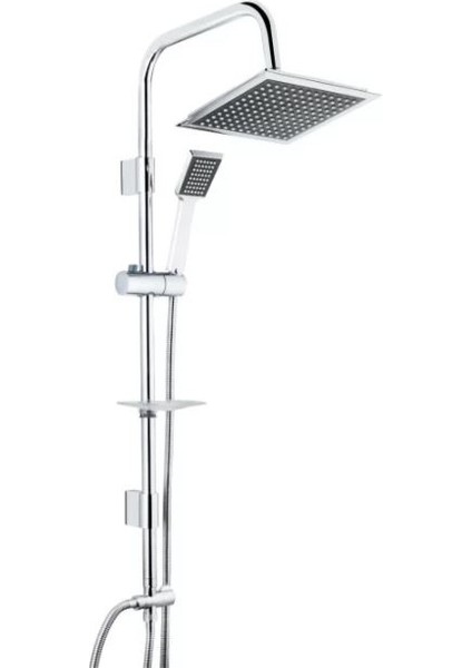 Rain Pratik 1F Sürgülü Duş Seti(Quadro)