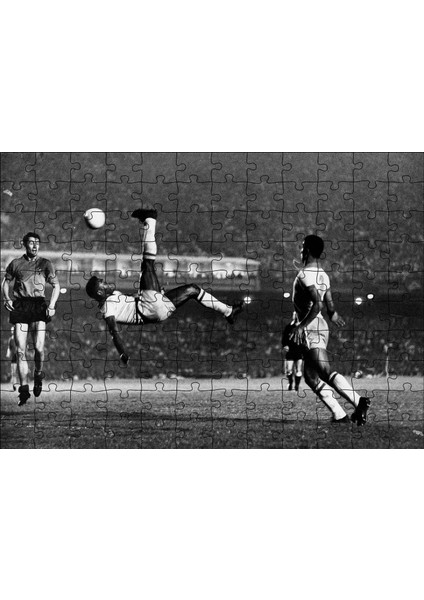 Pele Rovaşata Efsane 120 Parça Puzzle Yapboz Mdf (Ahşap)