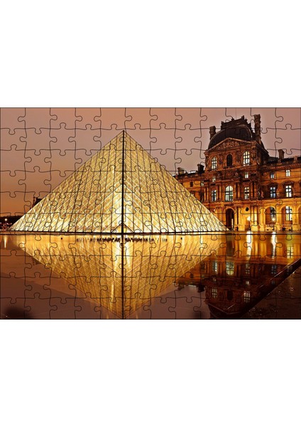 Cakapuzzle Paris Louivre Müzesi 120 Parça Puzzle Yapboz Mdf (Ahşap)
