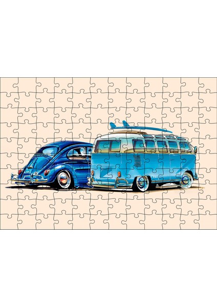 Cakapuzzle Svos Minübüs Otomobil Görseli 120 Parça Puzzle Yapboz Mdf (Ahşap)