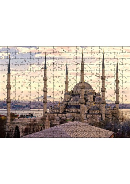 Cakapuzzle Sultan Ahmet Cami Görseli 255 Parça Puzzle Yapboz Mdf (Ahşap)