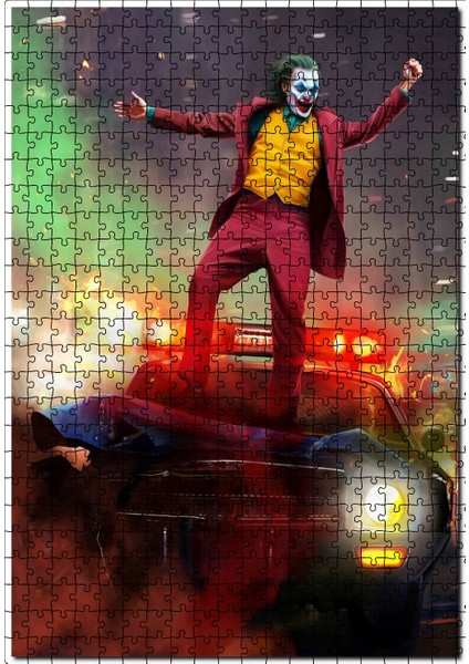 Joker 2019 Yapıt Görsel 120 Parça Puzzle Yapboz Mdf (Ahşap)