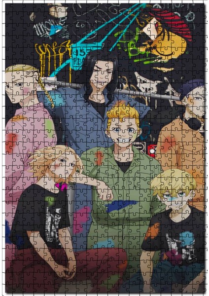 Revengers Majiro Sano Mikeyt Draken Danga 120 Parça Puzzle Yapboz Mdf (Ahşap)