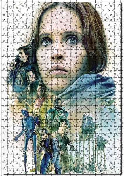 Yıldız Savaşları Hikayesi 120 Parça Puzzle Yapboz Mdf (Ahşap)