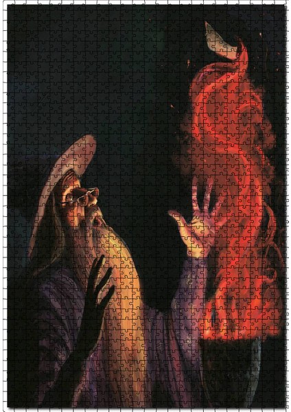 Harry Potter ve Ateş Kadehi 1000 Parça Puzzle Yapboz Mdf (Ahşap)