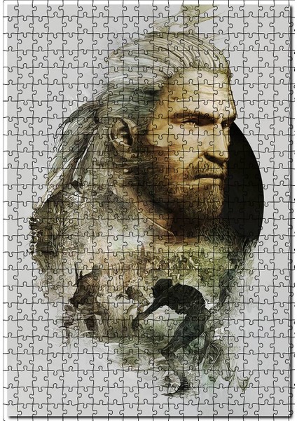 The Witcher Hayal 120 Parça Puzzle Yapboz Mdf (Ahşap)