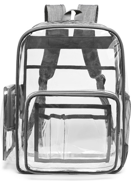 Şeffaf Omuz Sırt Çantası Pvc Okul Çantası (Yurt Dışından)