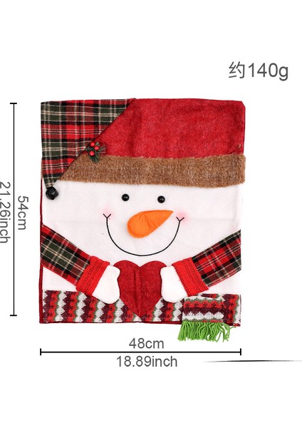 Yeni Noel Dekorasyon Sandalye Arka Kapağı (Yurt Dışından) fırsatları