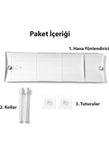 Ayarlanabilir Klima Hava Yönlendirici Aparat – Soğuk ve Sıcak Hava Akışını Kolayca Kontrol Edin indirimleri