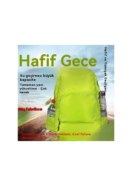 Japon Katlanır Büyük Kapasiteli Açık Tırmanma Çantası (Yurt Dışından) fiyatları