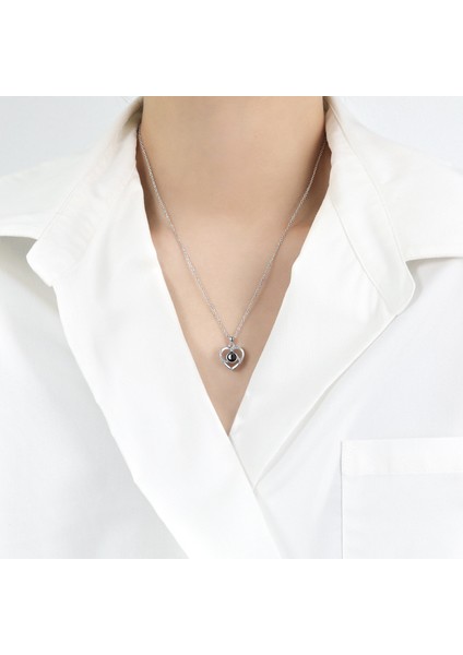 Projeksiyon Taş Kolye Içi Boş Aşk Kolye (Yurt Dışından) fırsatları