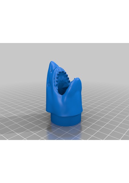 Airsoft Köpekbalığı Namlusu (Sadece Plastik Aparattır!!!) 3D