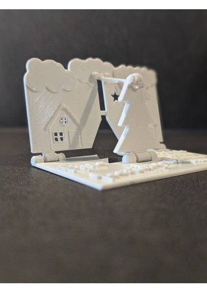 Noel Kartı Katlanabilir (Sadece Plastik Aparattır!!!) 3D fiyatları
