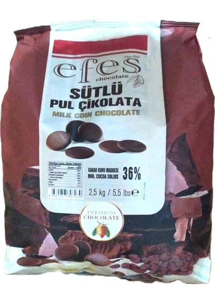 Sütlü Pul Çikolata %36 2.5 kg