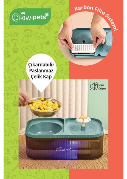 Mama Kabı ve Otomatik Evcil Hayvan Su Çeşmesi fiyatları