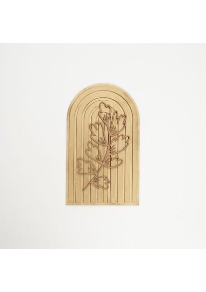 Kabartmalı | Çiçek Detaylı | 3'lü Ahşap Tablo | 25*15 cm | TB2001 modelleri