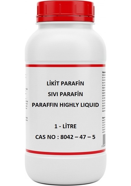 Likit Parafin - Sıvı Parafin 1 Litre Hdpe Şişe