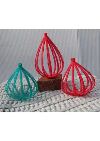 Armut Şeklindeki Süs Eşyaları (Sadece Plastik Aparattır!!!) 3D