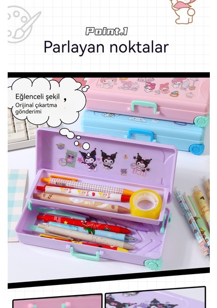 Çok Fonksiyonlu Bagaj Büyük Kapasiteli Çift Katlama Kırtasiye Kutusu (Yurt Dışından) indirimleri