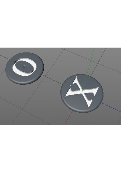 O ve x Madeni Para, Sadece 9'u Yazdırın (Sadece Plastik Aparattır!!!) 3D modelleri