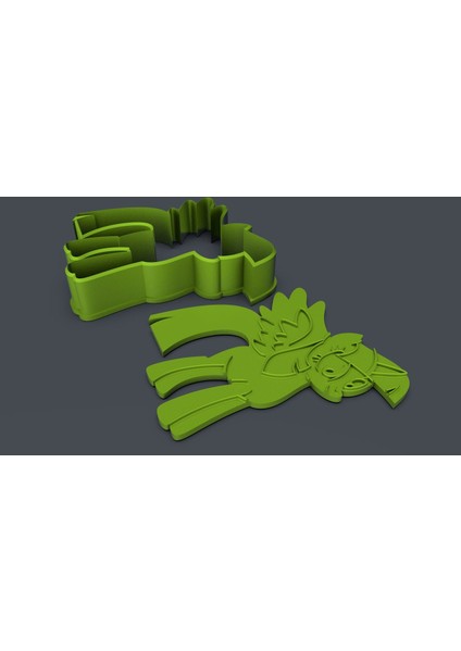 Alacakaranlık Kurabiye Kesici (Sadece Plastik Aparattır!!!) 3D