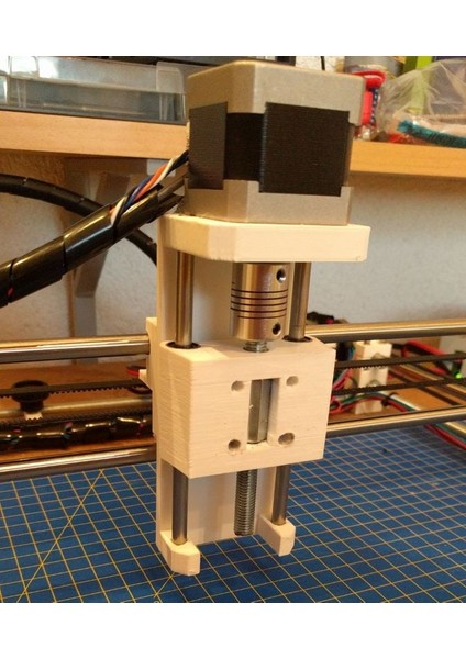 Plotter, Çizim Makineleri Veya Cnc Için Basit Z Ekseni (Sadece Plastik Aparattır!!!) 3D