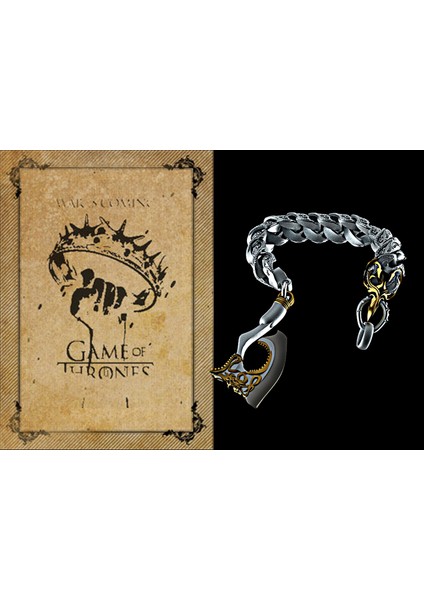 Game Of Thrones "greyjoy": Euron Greyjoy: Balta: Zincir Bilezik/konsept (Sadece Plastik Aparattır!!!) 3D