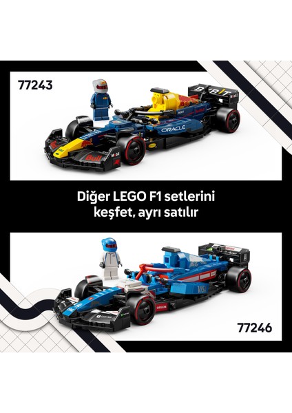 ® Speed Champions Oracle Red Bull Racing RB20 F1® Yarış Arabası 77243 - Yetişkinler için Yaratıcı Model Yapım Seti (251 P)