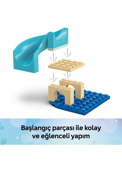 ® Gabby’s Dollhouse Deniz Kızı Gabby’nin Akvaryum Macerası 11204 - 4 Yaş & Üzeri Çocuklar Için Oyuncak Yapım Seti (103 Parça)