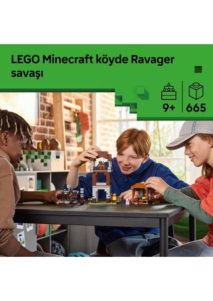 ® Minecraft® Yağmacı Karakolu ve Çapulcu 21278 - 9 Yaş ve Üzeri Çocuklar Için Oyuncak Yapım Seti (665 Parça) indirimleri