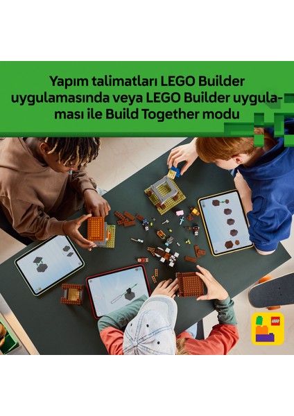 ® Minecraft® Yağmacı Karakolu ve Çapulcu 21278 - 9 Yaş ve Üzeri Çocuklar Için Oyuncak Yapım Seti (665 Parça)