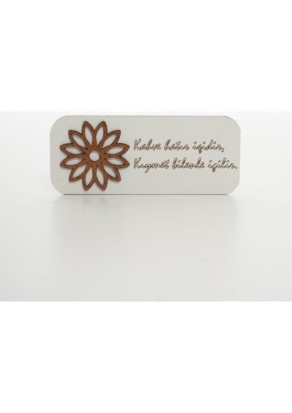 Ahşap Sunumluk|2 Kişilik Kahve Sunum Tabağı|19*8 CM|BA4007